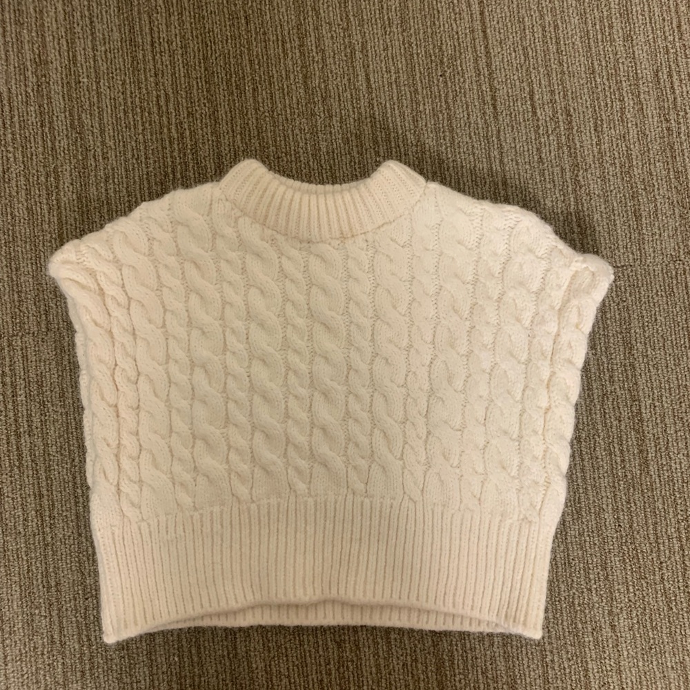 Zara knit sweater vest